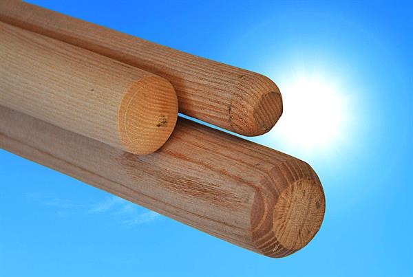 Kescherstiel Ø33 mm, L=150 cm aus Eschenholz