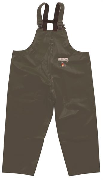 OCEAN - Classic-Latzhose (9-16) oliv, Size L