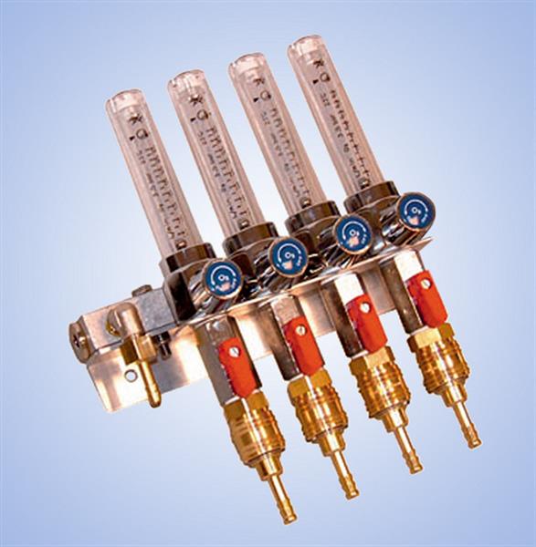 Durchflussmengenregler AQ-Flow  Ausführung: 4-fach 0-5 l/min